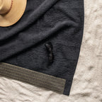 Picasso Towel - Honey Comb Bath | Color : Black
