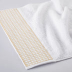 Picasso Towel - Honey Comb Bath | Color :  White