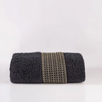 Picasso Towel - Honey Comb Bath | Color : Black