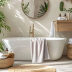 Earth Cotton Bath Towels - 100% Cotton Towels | Color : Burnt Amber