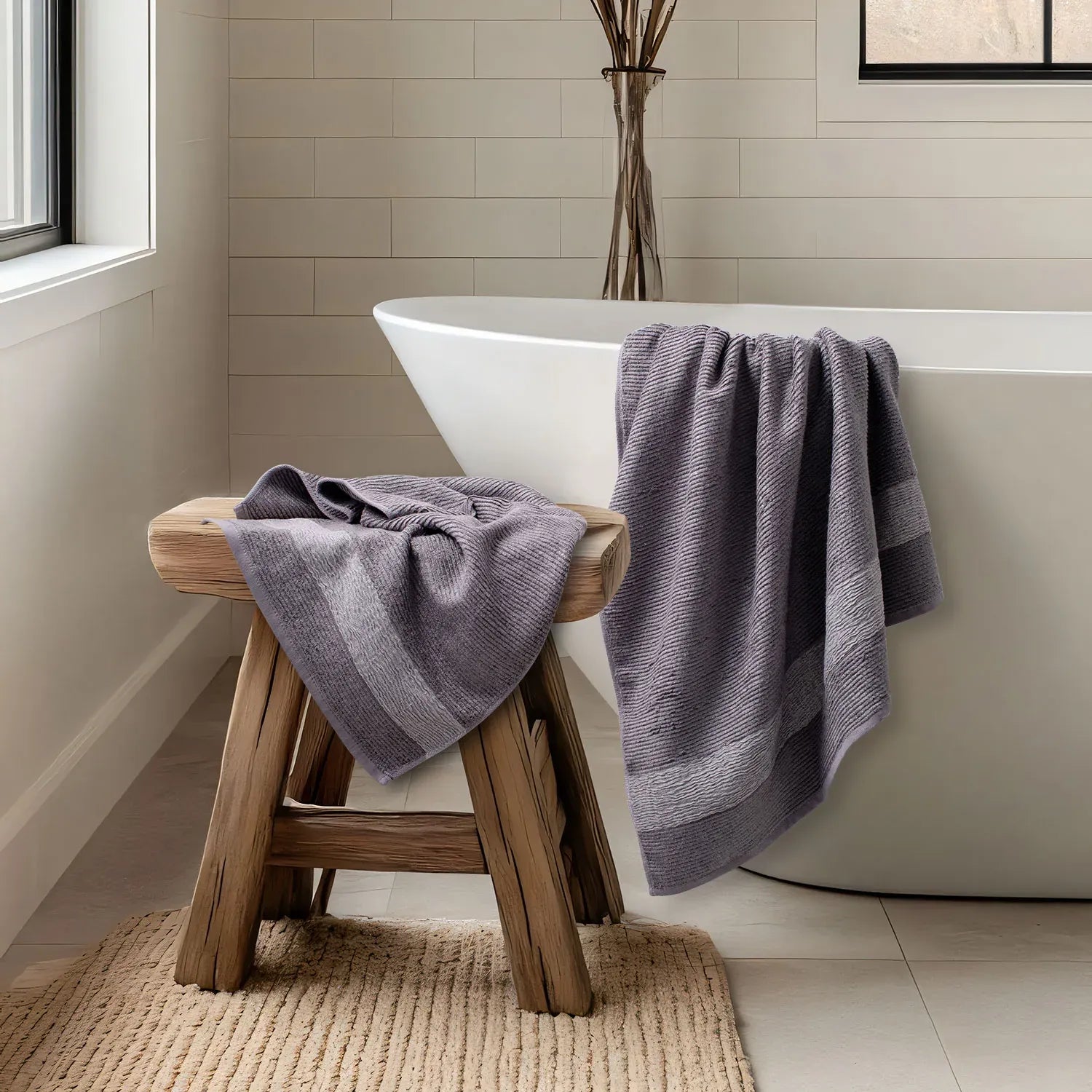 The Bamboo Bath Towel – Lightweight Luxury with Superior Absorbency | Color : Grey 01