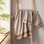 100% Luxury Cotton Bath Towel - Pure Indulgence | Color : Off-White 04