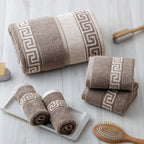 ROMA Bath Towel - Border I Color : Mouse