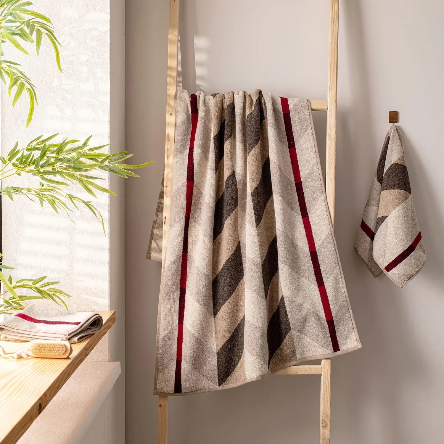 100% Luxury Cotton Bath Towel - Pure Indulgence | Color : Coffee 02