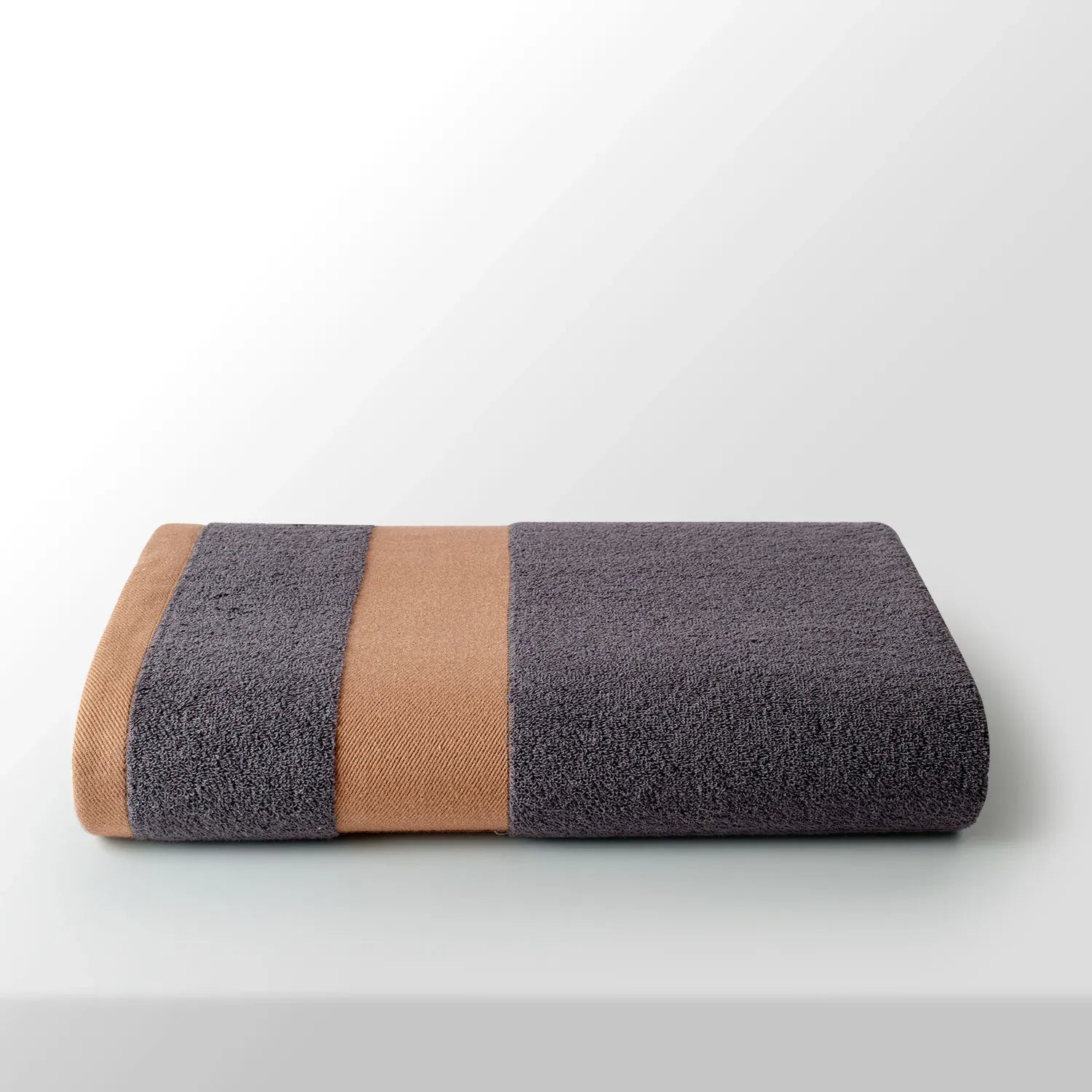 100% Luxury Cotton Bath Towel - Pure Indulgence | Color : Dark Grey 04