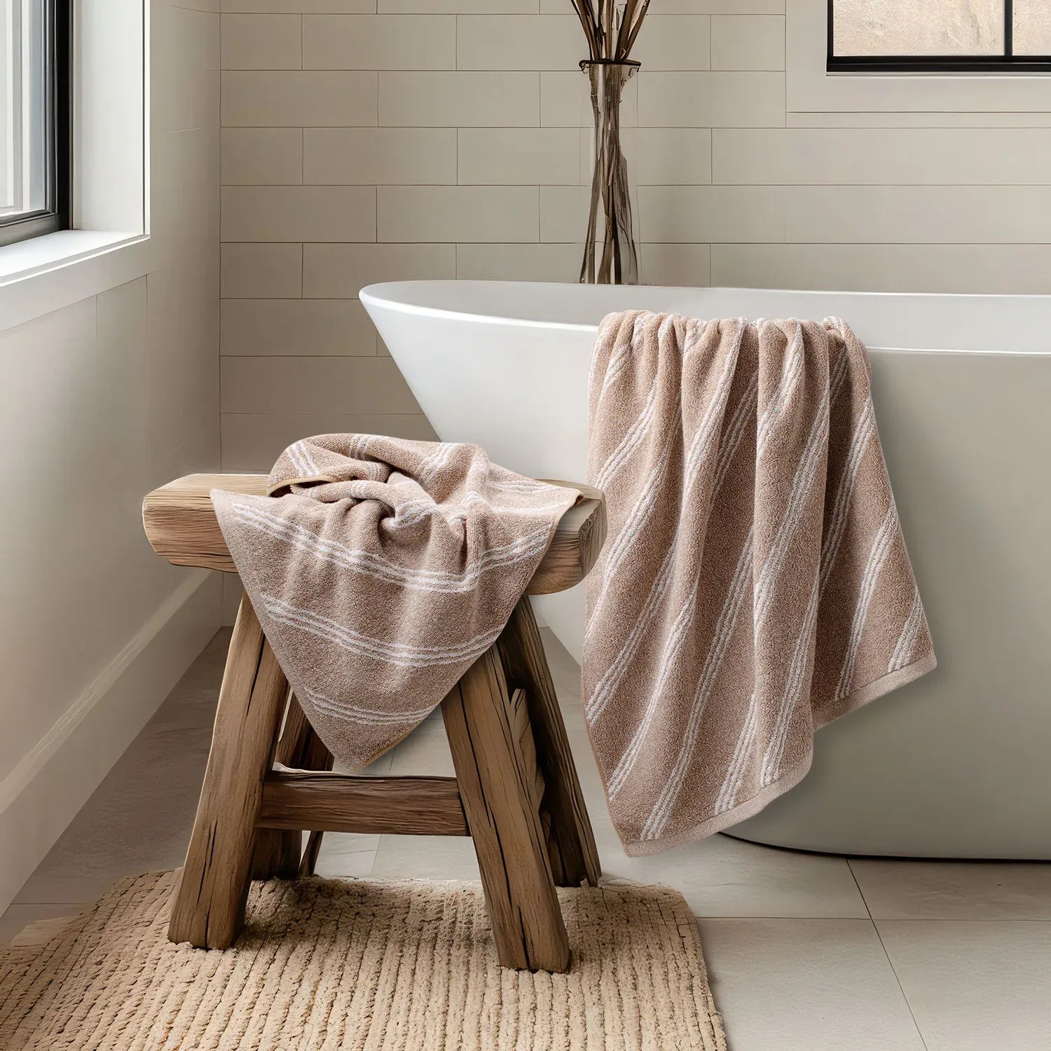 100% Luxury Cotton Bath Towel - Pure Indulgence | Color : Coffee 05