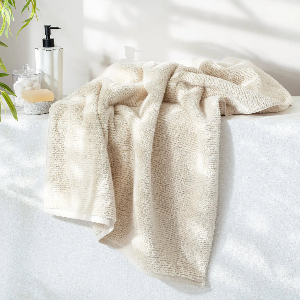 Earth Cotton Bath Towels - 100% Cotton Towels | Color : Butter