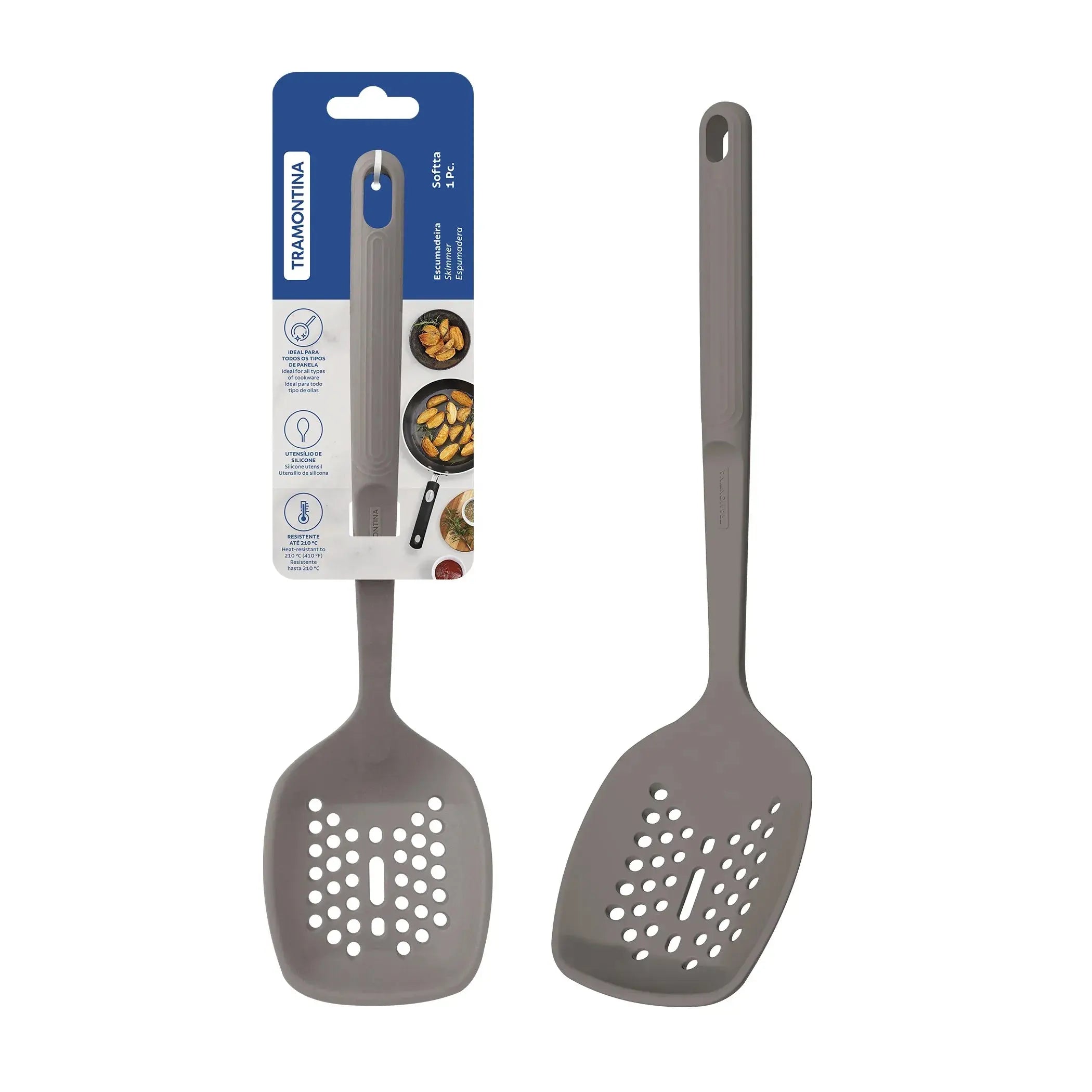 Softta Silicone Skimmer - Grey Tramontina