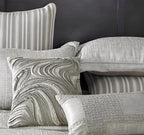 Anna Simona - Allure 7 Pcs Velvet Duvet Ensemble (Silver Grey)