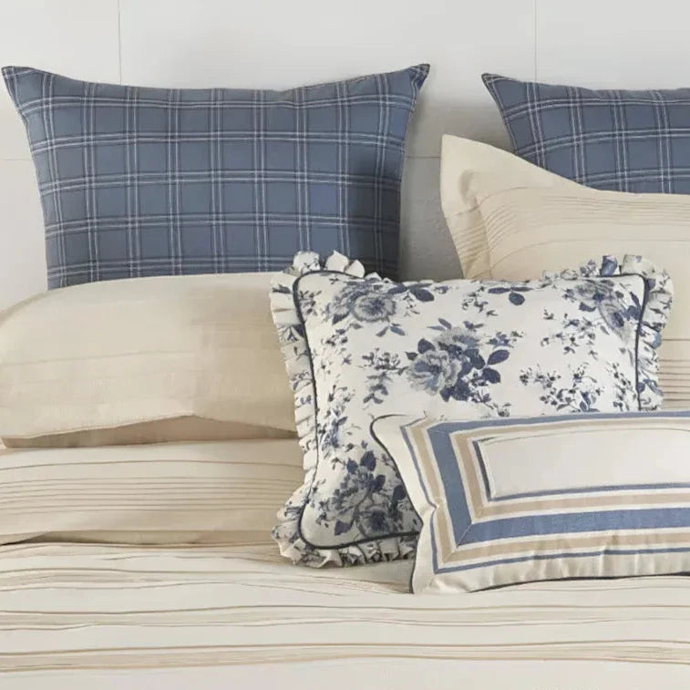 Anna Simona - Midas Fine Cotton 7 Pcs Cream Duvet Ensemble Set