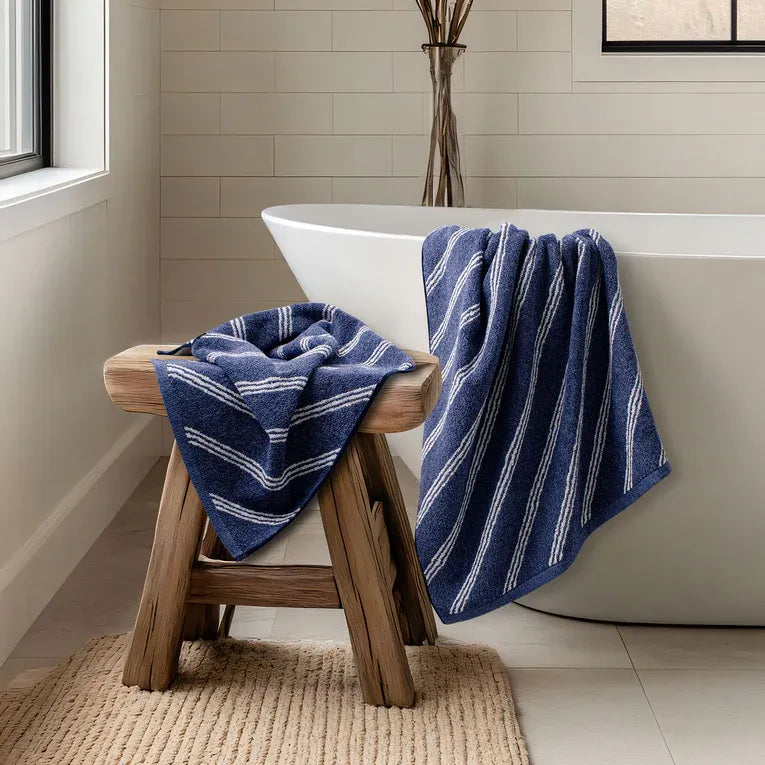 100% Luxury Cotton Bath Towel - Pure Indulgence | Color : Blue 05