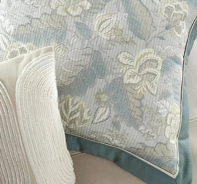 Anna Simona - Alchemist 8 Pcs Beige Viscose Linen Duvet Ensemble (Natural)