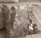 Anna Simona - Emirate 7 Pcs Brown Viscose Velvet Duvet Ensemble Set (Stone)