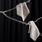 ROMA 2 Pcs Face Towel - All Over | Color : Camel