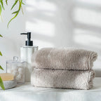 Earth Cotton 2 Pcs Hand Towels - 100% Cotton Towels  Color : Burnt Amber