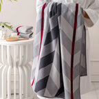 100% Luxury Cotton Bath Towel - Pure Indulgence | Color :  Grey 02