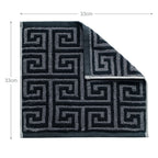 ROMA 2 Pcs Face Towel - All Over | Color : Black