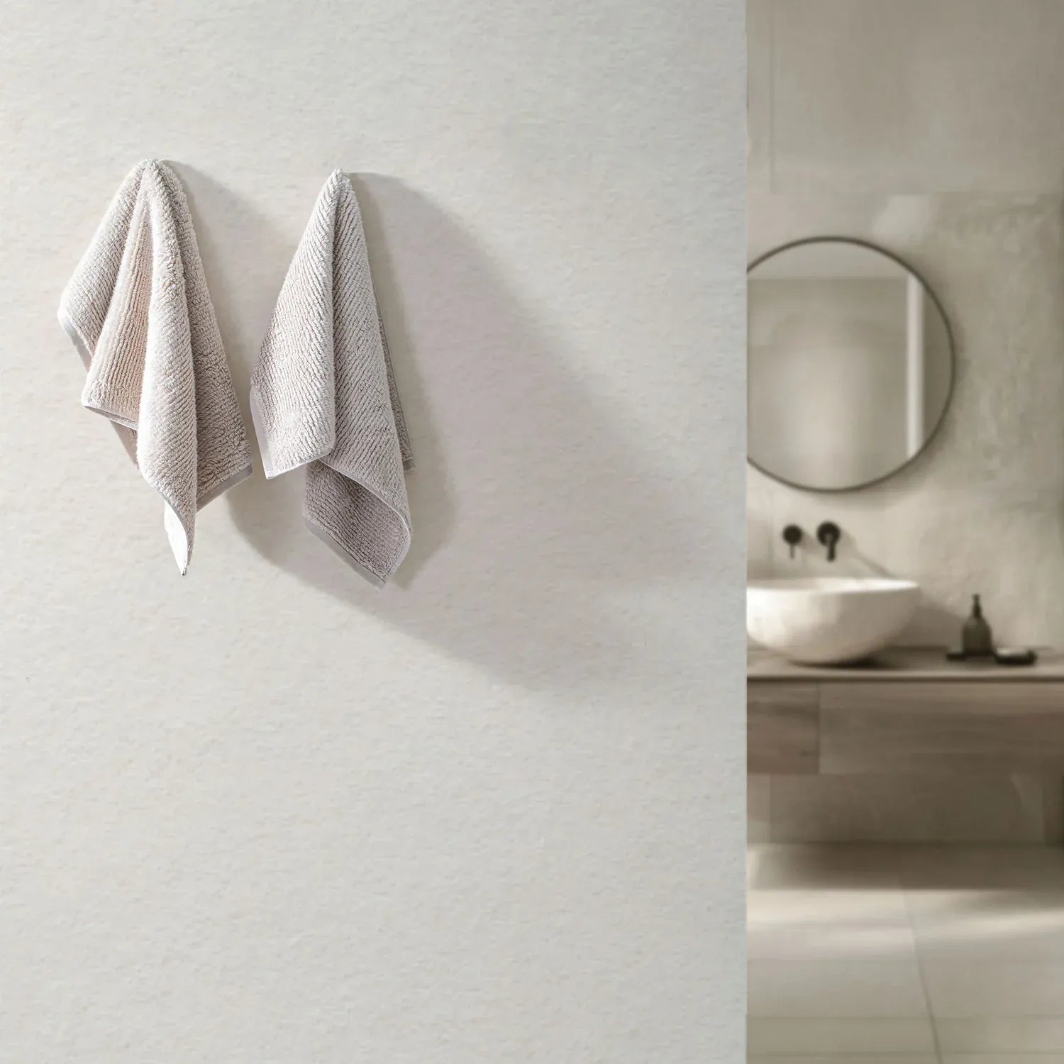 Earth Cotton 2 Pcs Hand Towels - 100% Cotton Towels  Color : Burnt Amber