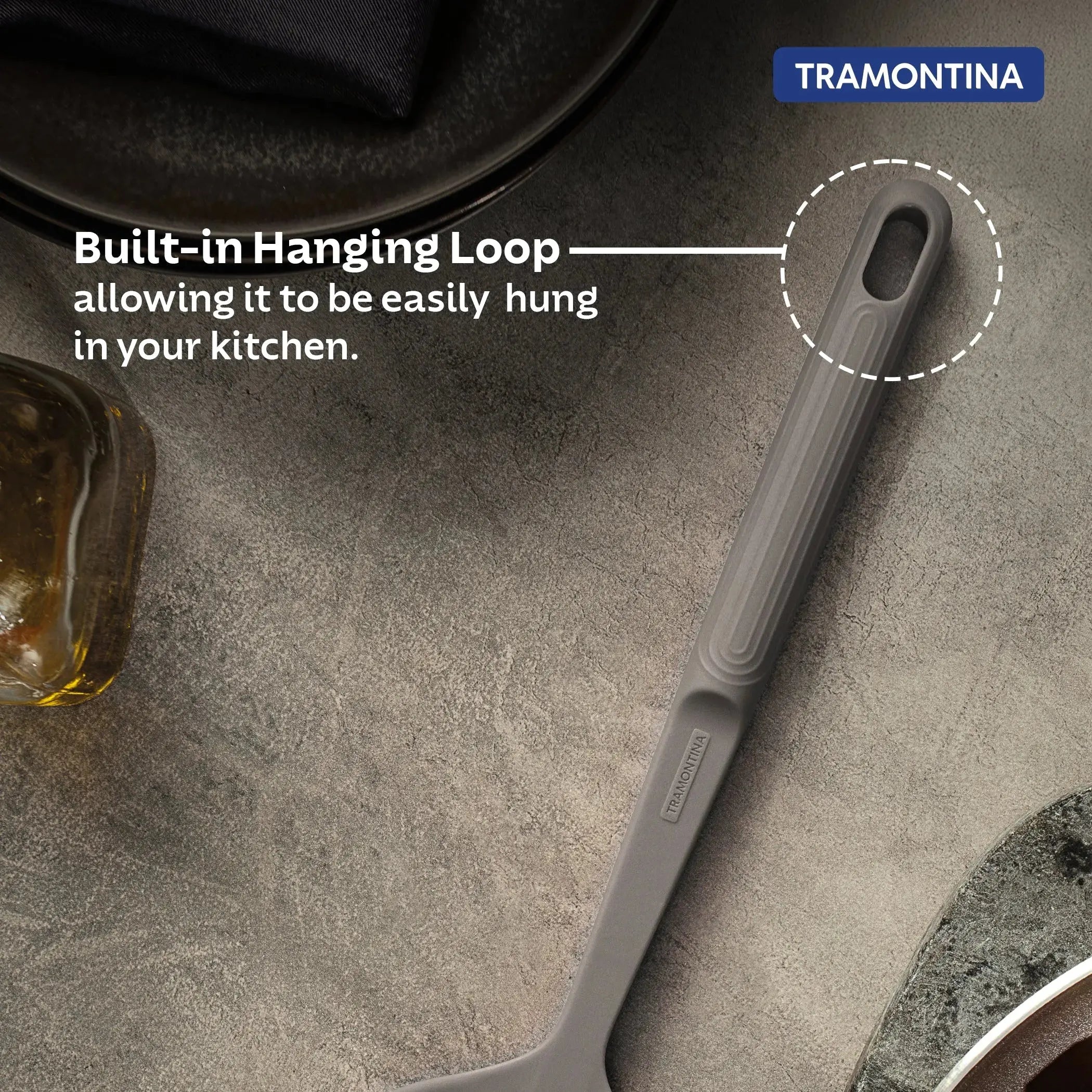 Softta Silicone Skimmer - Grey Tramontina