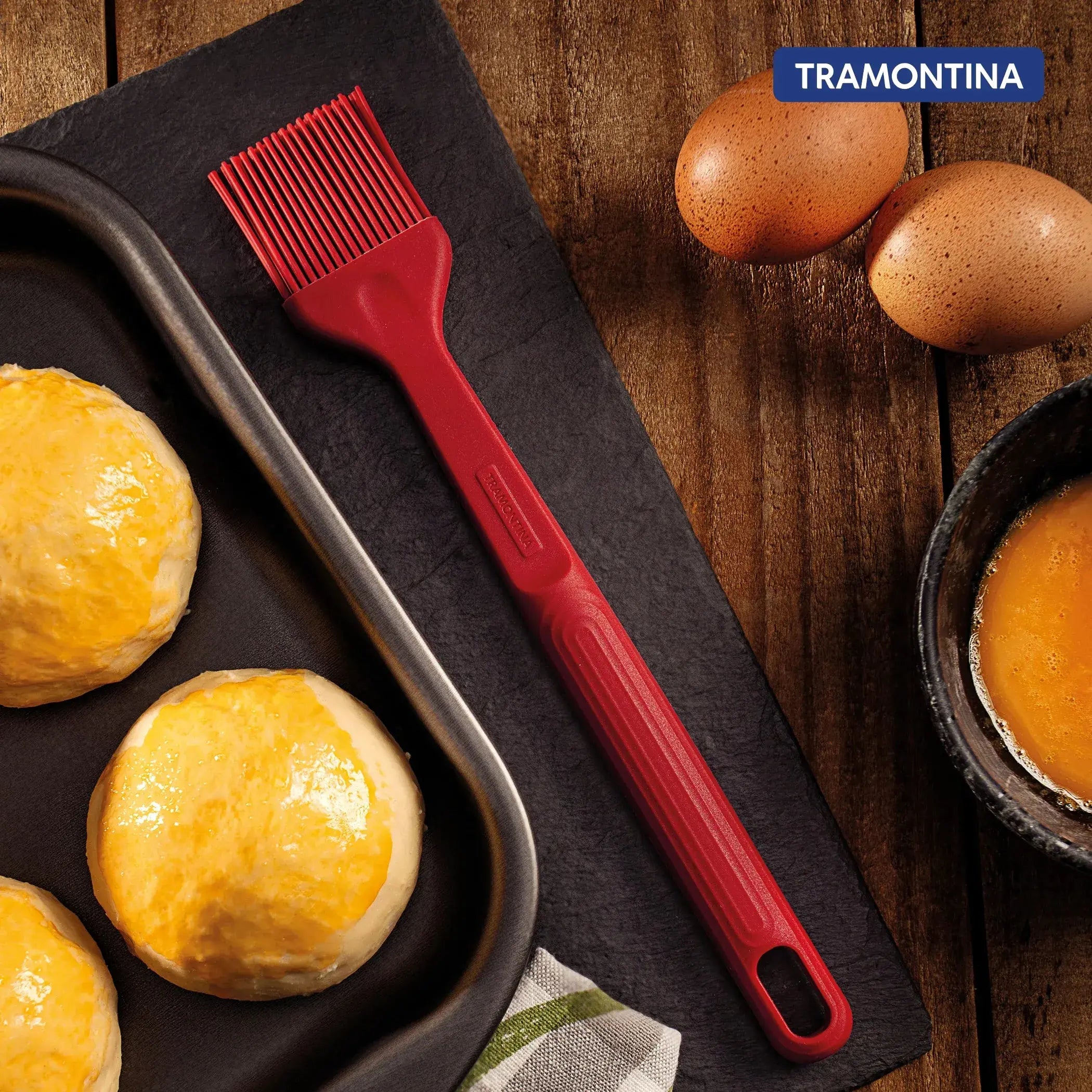 Softta Silicone Brush - Red Tramontina