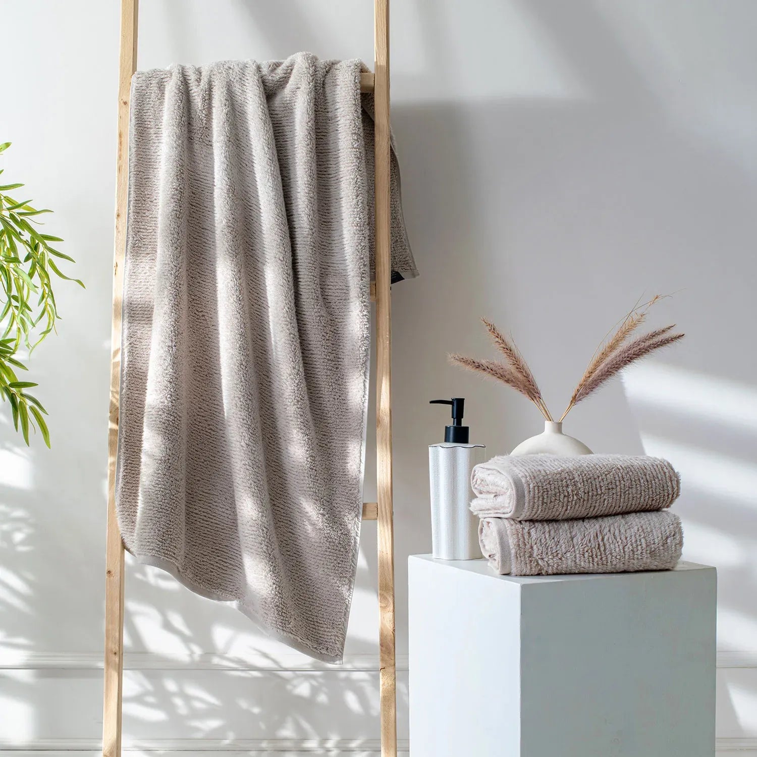 Earth Cotton 3pc Towel Set - 100% Cotton Towels Color : Burnt Amber