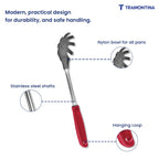 Utilitá Nylon Dough Tongs with Red Polypropylene Handle Tramontina