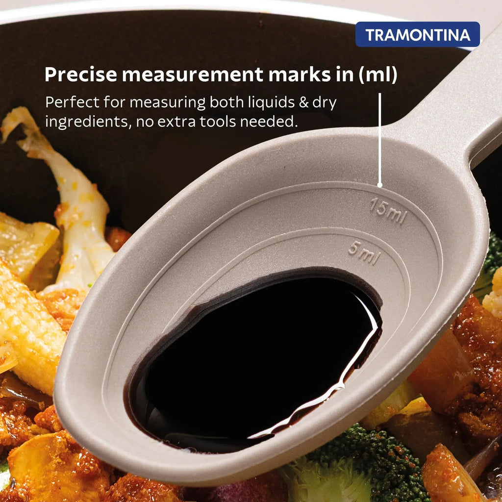 Softta Silicone Spoon - Grey Tramontina