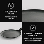 Titanex Pre-Seasoned Cast Iron Dosa/Roti Tawa Tramontina