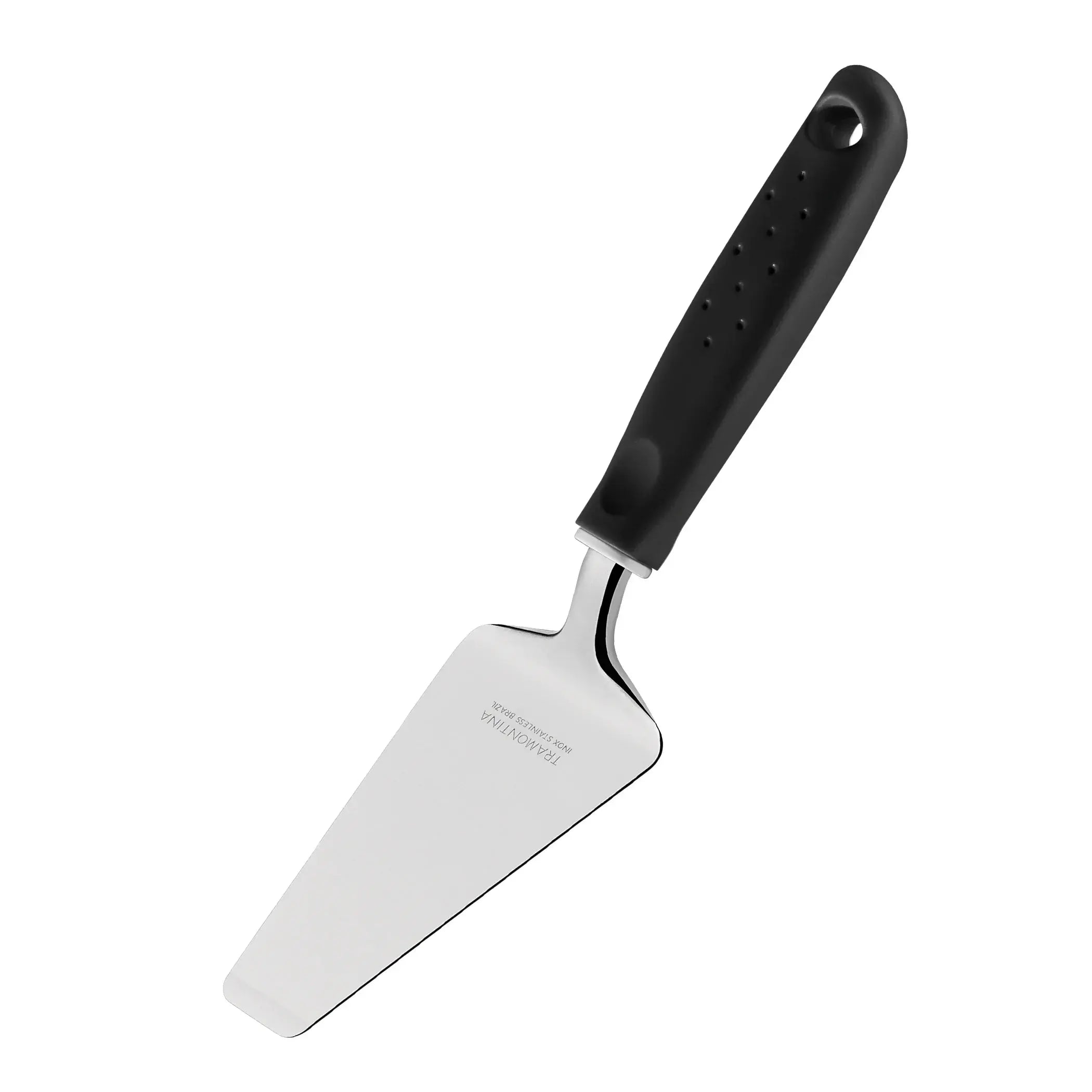 Utilitá Stainless Steel Pizza Spatula with Red Polypropylene Handle Tramontina