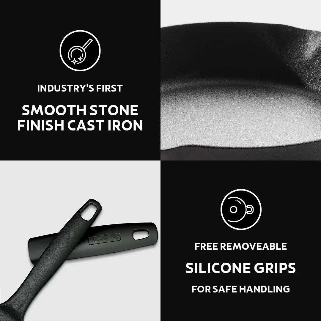 Titanex Pre-Seasoned Cast Iron Fry Pan