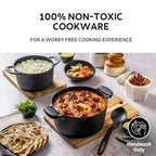 Titanex Pre-Seasoned Cast Iron Biryani Pot Tramontina