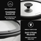 Titanex Pre-Seasoned Cast Iron Deep Kadai Tramontina
