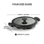 Titanex Pre-Seasoned Cast Iron Paniyaram/Appe Pan – 12 Pits Tramontina