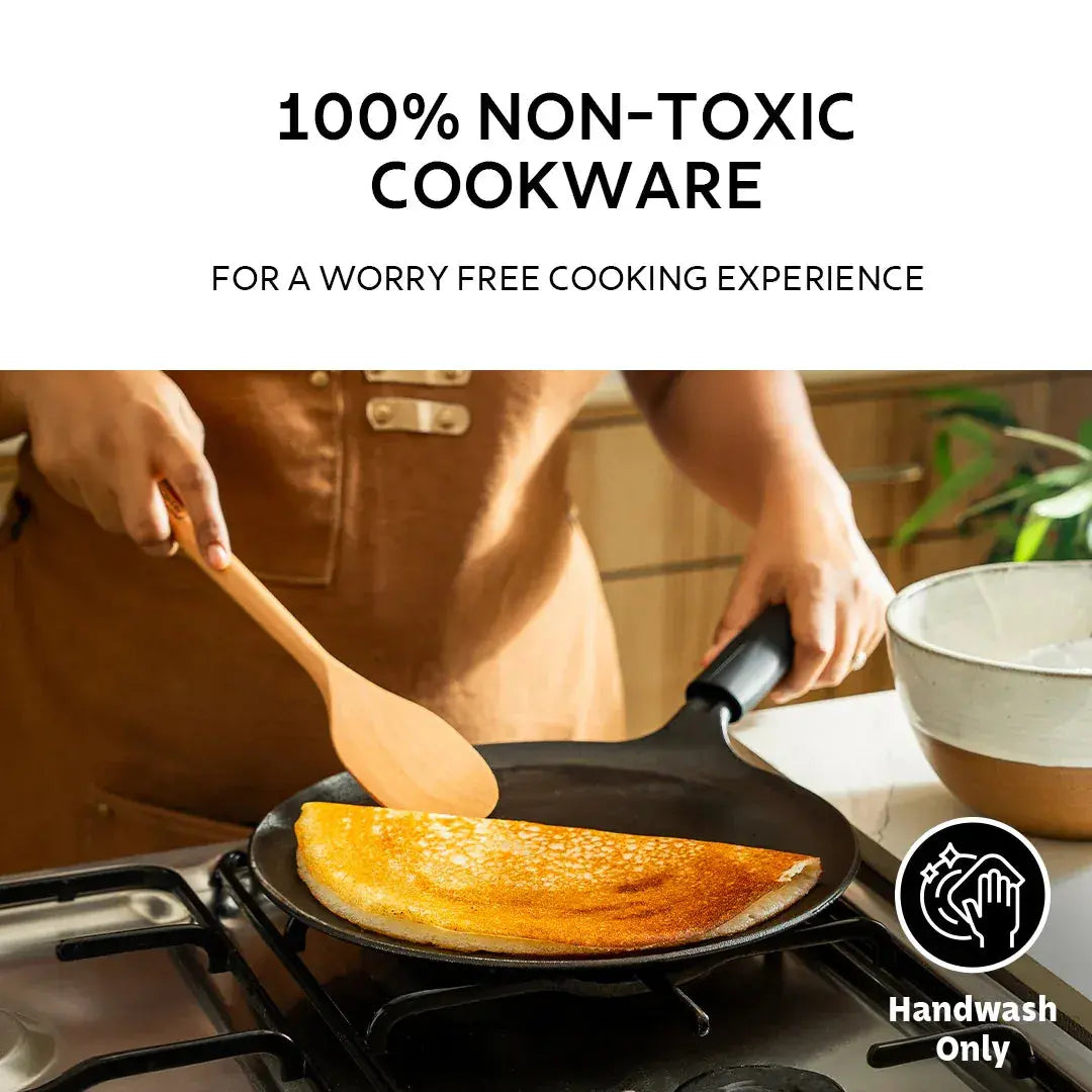 Titanex Pre-Seasoned Cast Iron Dosa/Roti Tawa Tramontina