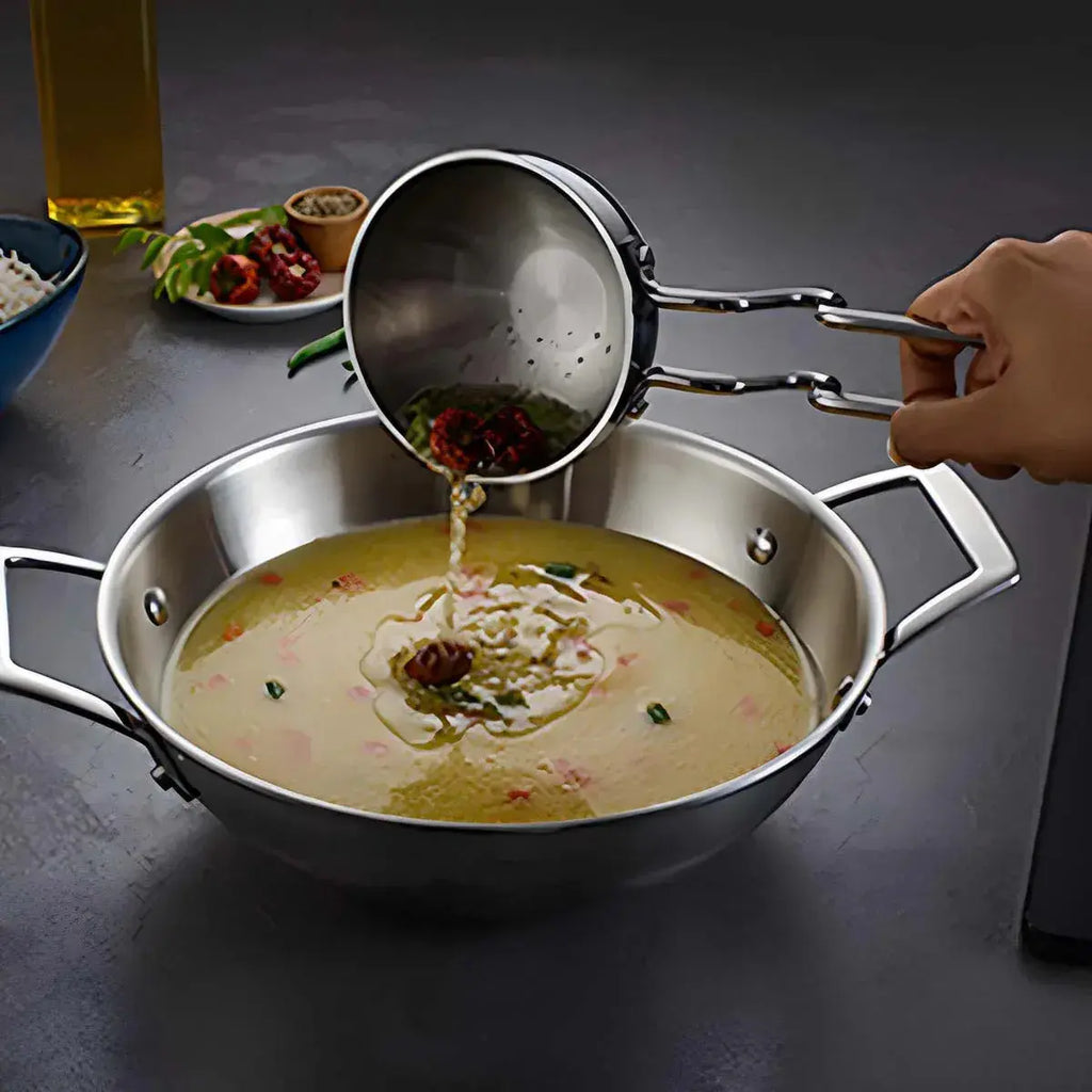 Aeion 10cm Triply Tadka Pan Tramontina