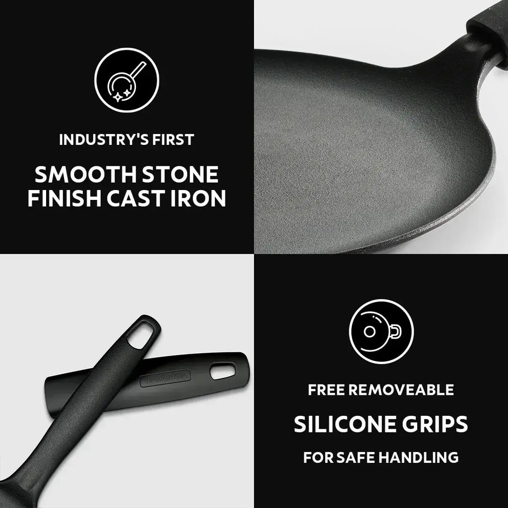Titanex Pre-Seasoned Cast Iron Dosa/Roti Tawa Tramontina