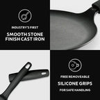 Titanex Pre-Seasoned Cast Iron Dosa/Roti Tawa Tramontina