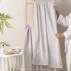 The Bamboo Beach Towel – Gentle Quick-Drying Care for Your Skin | Color : Light Grey 03