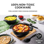 Titanex Pre-Seasoned Cast Iron Deep Kadai Tramontina