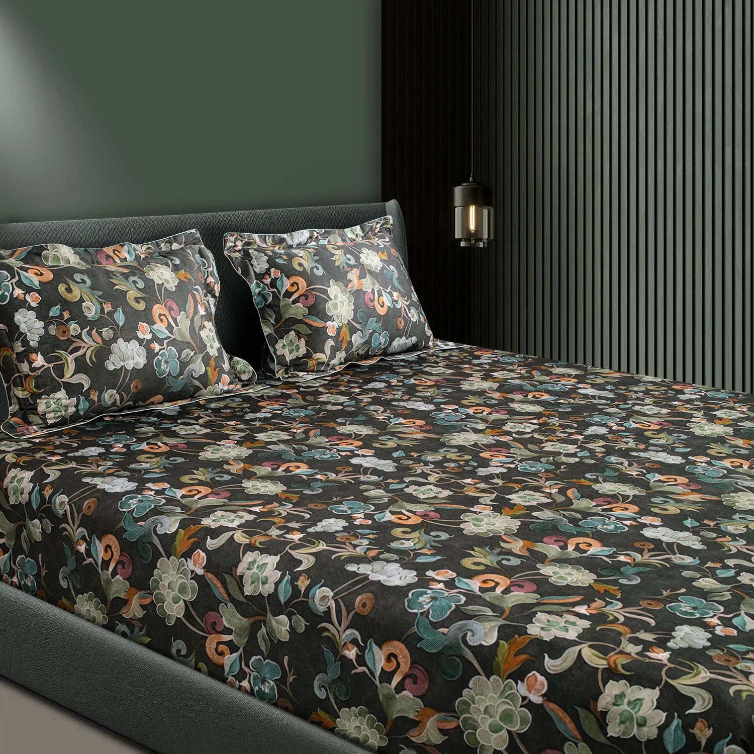 550 TC 100% Cotton Bedsheet | Color: SGBK 361