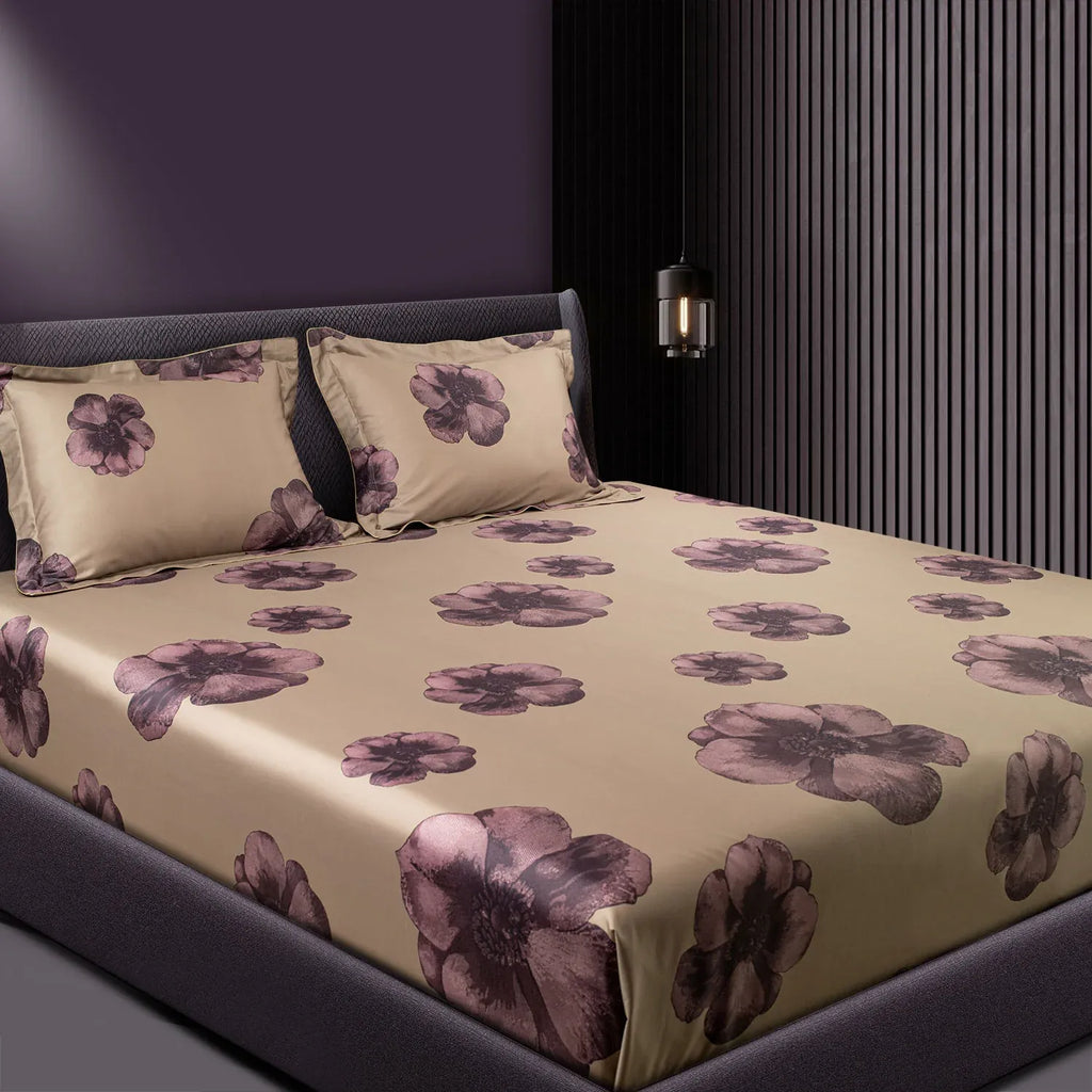 550 TC 100% Cotton Bedsheet | Color: SGBK 356