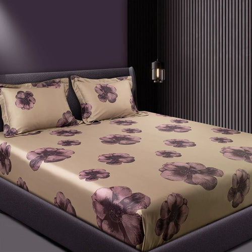 550 TC 100% Cotton Bedsheet | Color: SGBK 356