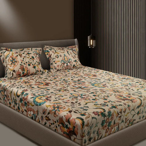 550 TC 100% Cotton Bedsheet | Color: SGBK 358