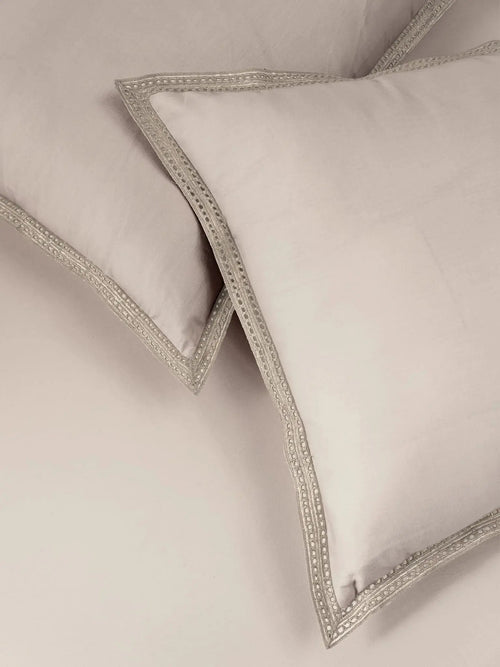 CHANTILLY-PUMICE STONE KING BED SHEET SET | 1 KING BEDSHEET, 2Pcs PILLOW COVERS Sansaar A D'decor Brand
