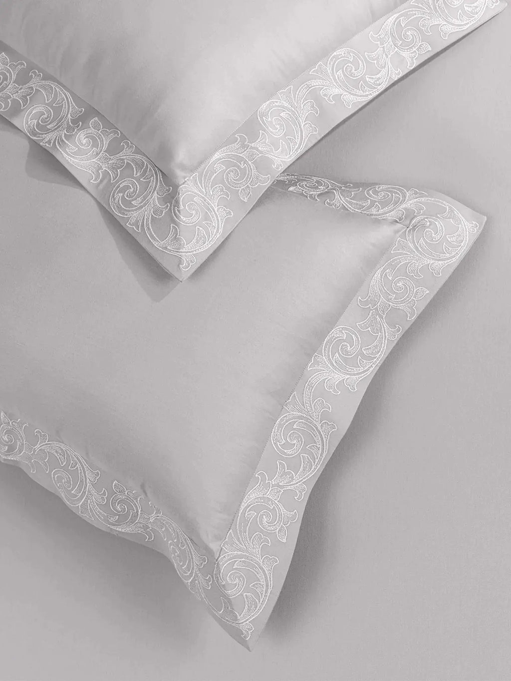 FILIGREE-OYSTER KING BED SHEET SET | 1 KING BEDSHEET, 2Pcs PILLOW COVERS Sansaar A D'decor Brand