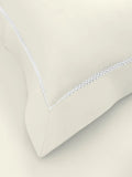 GRACE-MILK WHITE KING BED SHEET SET | 1 KING BEDSHEET, 2Pcs PILLOW COVERS Sansaar A D'decor Brand