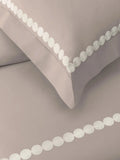 PEARLS-PARCHMENT KING BED SHEET SET | 1 KING BEDSHEET, 2Pcs PILLOW COVERS Sansaar A D'decor Brand