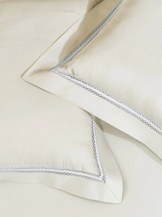 STELLAR-BRIGHT WHITE KING BED SHEET SET | 1 KING BEDSHEET, 2Pcs PILLOW COVERS