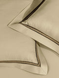 STELLAR-FRENCH OAK KING BED SHEET SET | 1 KING BEDSHEET, 2Pcs PILLOW COVERS Sansaar A D'decor Brand
