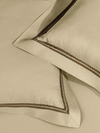 STELLAR-FRENCH OAK KING BED SHEET SET | 1 KING BEDSHEET, 2Pcs PILLOW COVERS Sansaar A D'decor Brand